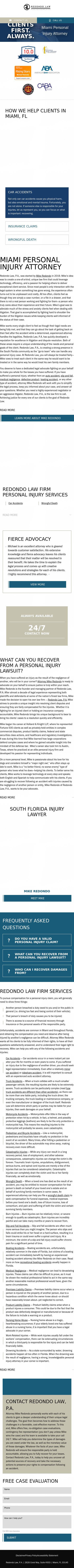 Redondo Law Firm - Miami FL Lawyers