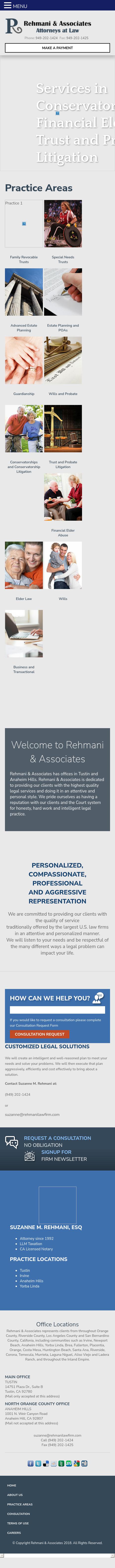Rehmani & Associates - Tustin CA Lawyers