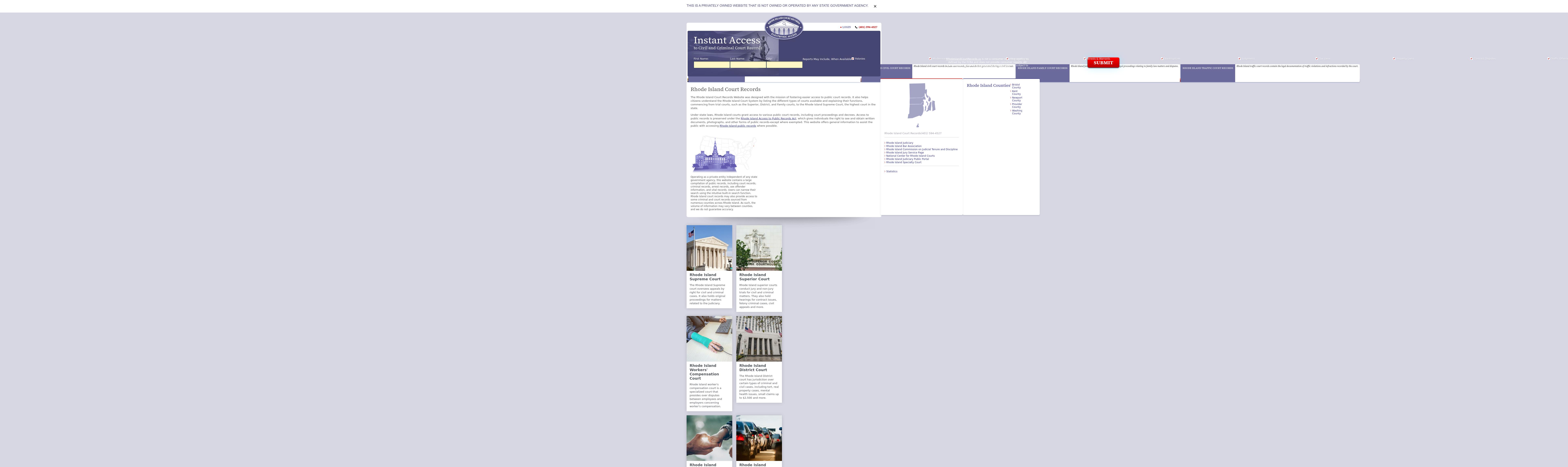 Rhode Island Court Records - Providence RI Lawyers