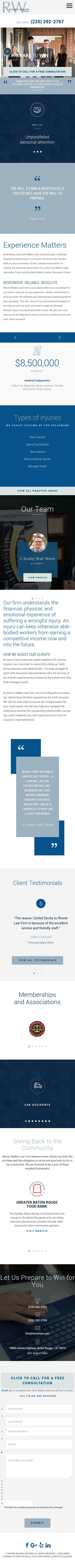 Rhorer Law Firm  - Baton Rouge LA Lawyers