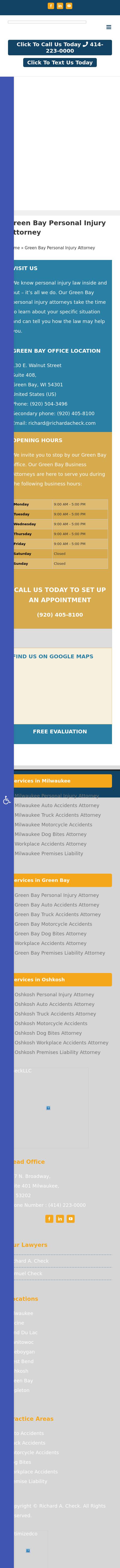 Check Law LLC - Green Bay WI Lawyers