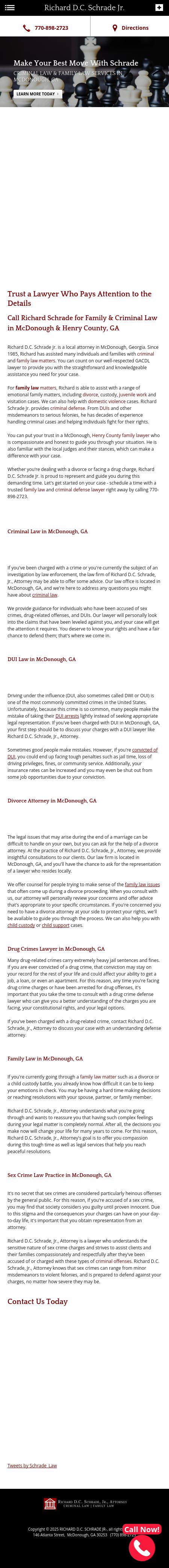 Richard D.C. Schrade, Jr. - McDonough GA Lawyers