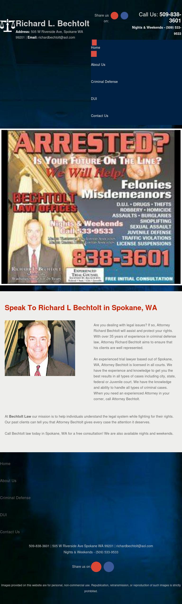 Richard L. Bechtolt - Spokane WA Lawyers