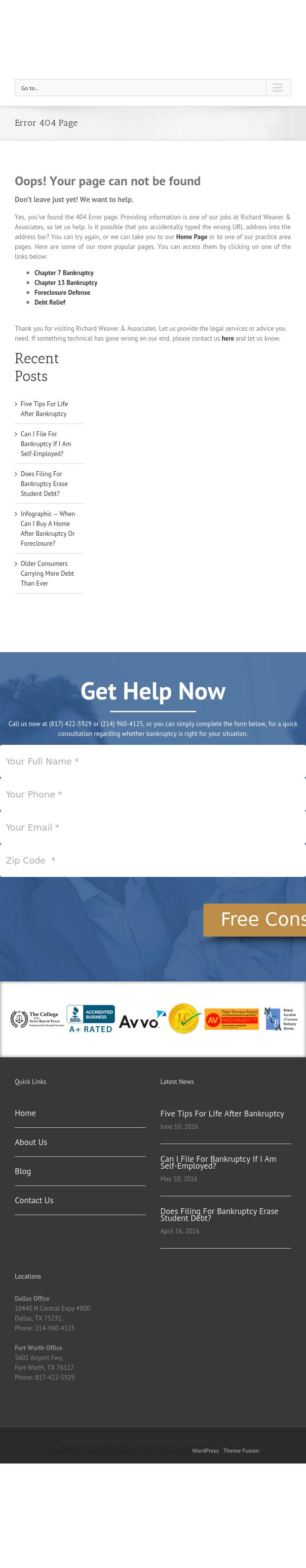 Richard Weaver & Associates - Fort Worth TX Lawyers