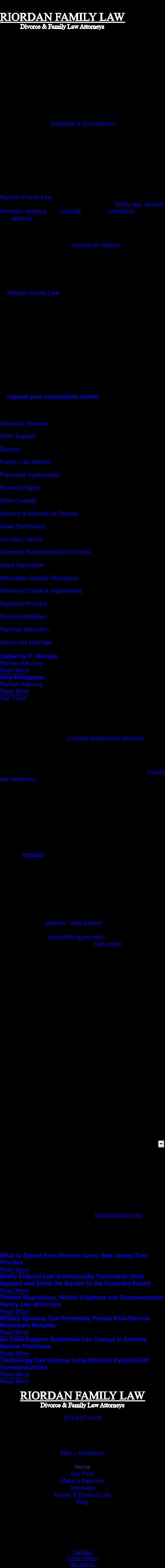 Riordan Family Law - Denville NJ Lawyers