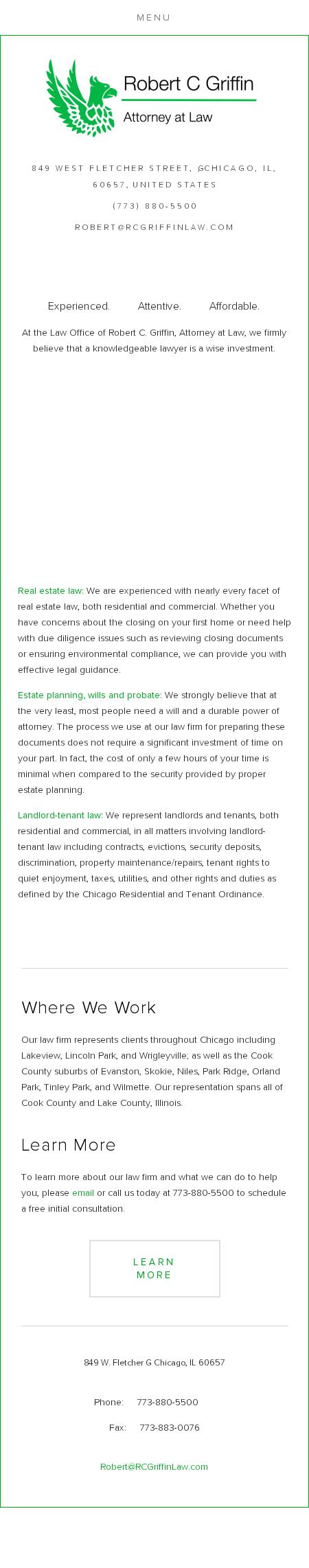 Robert Griffin - Chicago IL Lawyers
