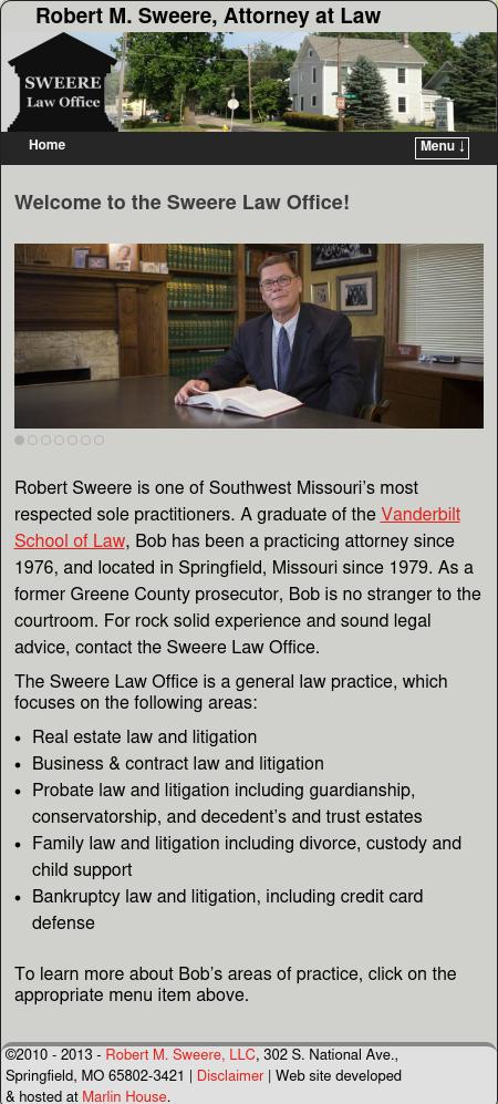 Robert Sweere Attorney at Law - Springfield MO Lawyers