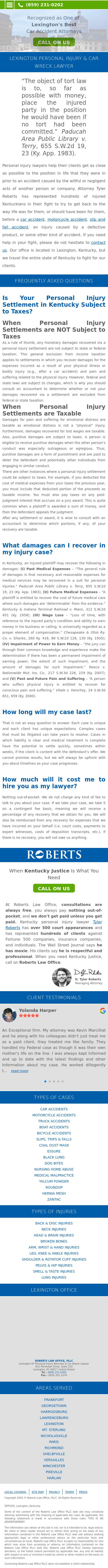 Roberts Law Office, PLLC - Lexington KY Lawyers