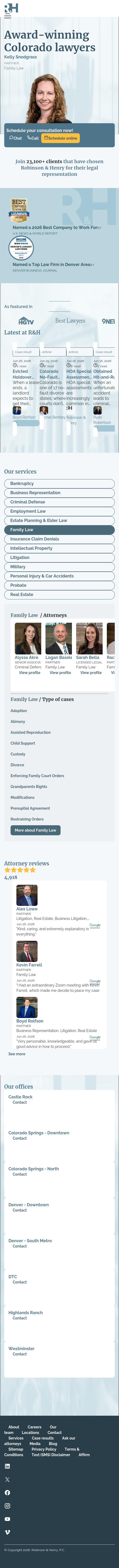 Robinson & Henry, P.C. - Colorado Springs CO Lawyers