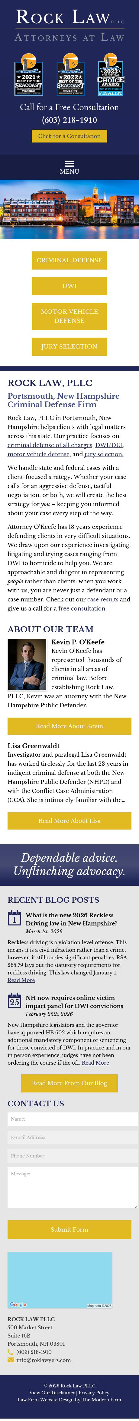 Rock Law PLLC - Portsmouth NH Lawyers