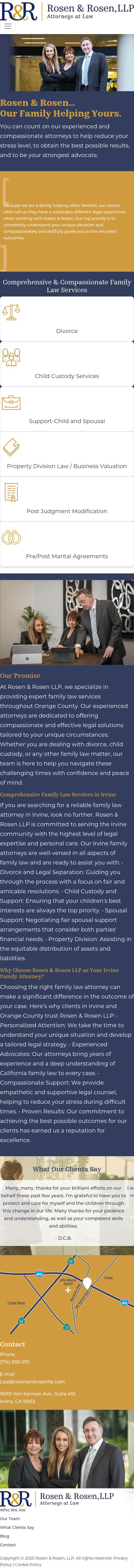 Rosen & Rosen, LLP - Orange CA Lawyers