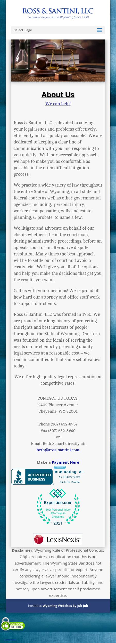 Ross Ross & Santini LLC - Cheyenne WY Lawyers