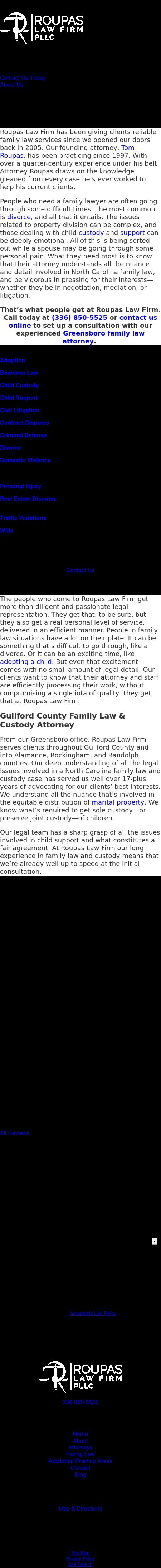 Roupas, Thomas F - Greensboro NC Lawyers