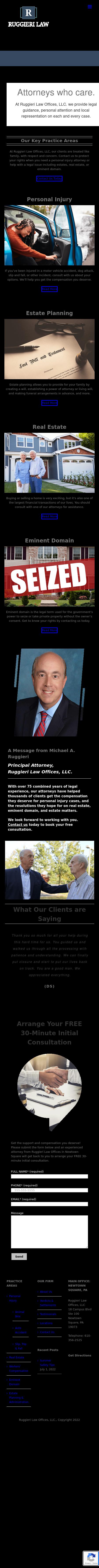 Ruggieri Law Offices, LLC - Newtown Square PA Lawyers