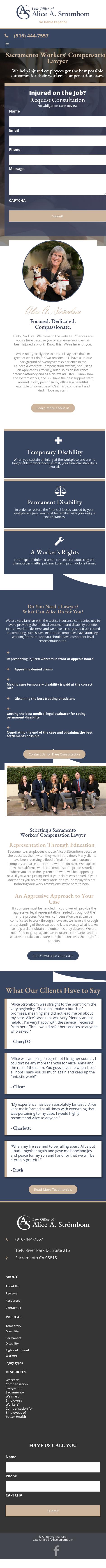 Alice A Strombom Law Office - Sacramento CA Lawyers