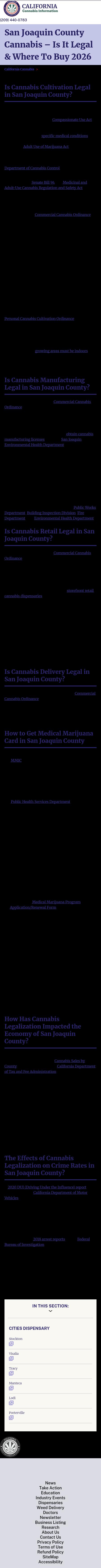 San Joaquin County Cannabis - Stockton CA Lawyers