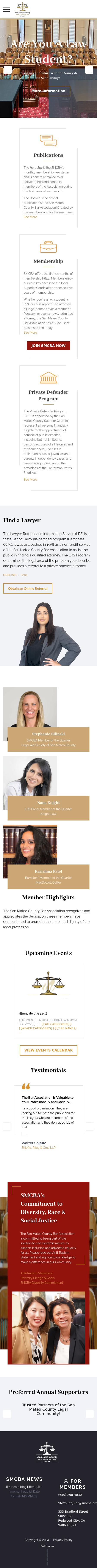 San Mateo County Bar Association - Redwood City CA Lawyers