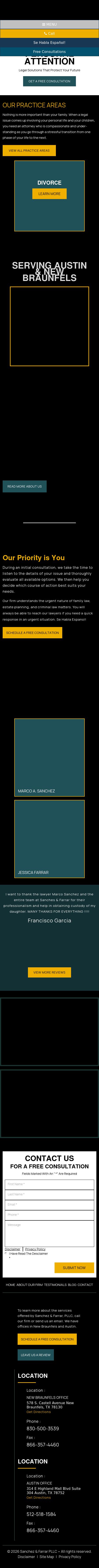 Sanchez & Farrar PLLC Austin - Austin TX Lawyers