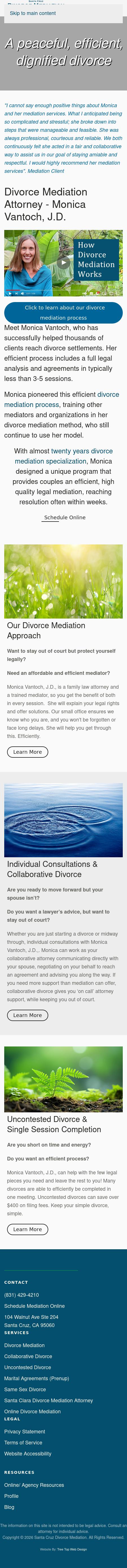 Santa Cruz Divorce Mediation - Santa Cruz CA Lawyers