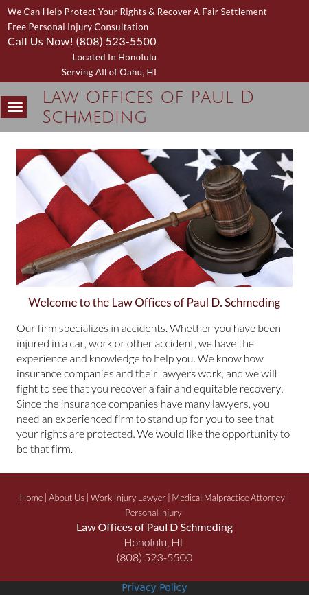 Schmeding Paul D Law Offices Of - Honolulu HI Lawyers