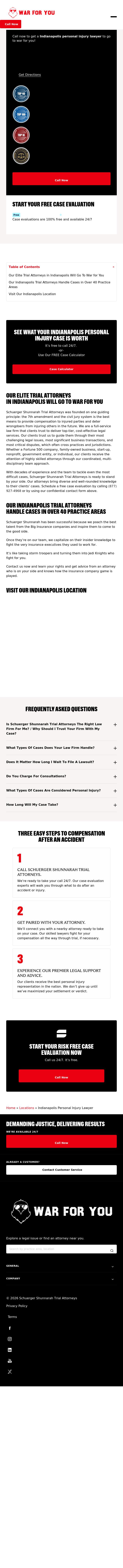 Schuerger Shunnarah Trial Attorneys - Indianapolis IN Lawyers