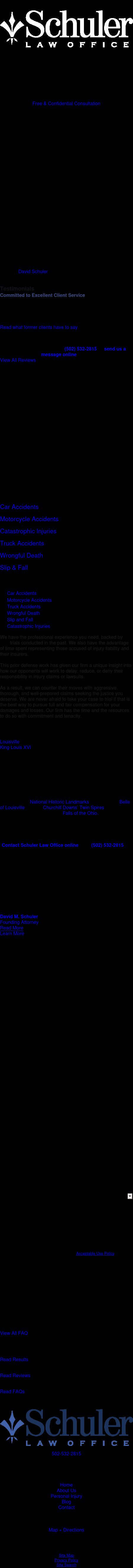 Schuler David M Jr Attorney At Law - Louisville KY Lawyers