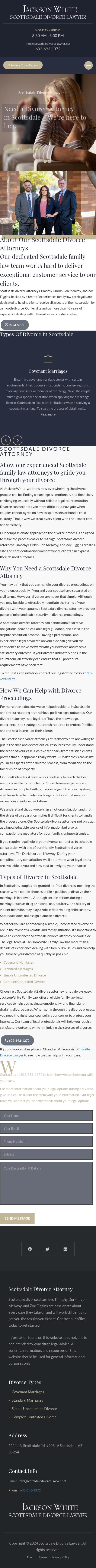 Scottsdale Divorce Lawyer - Scottsdale AZ Lawyers