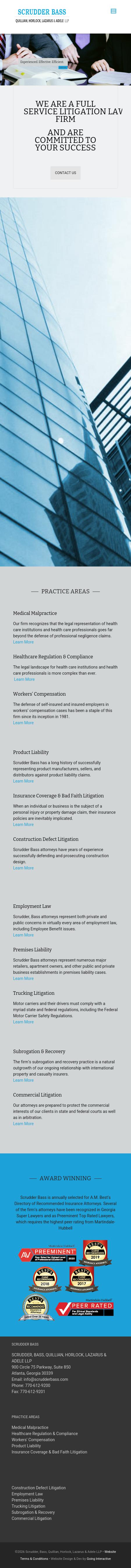 Scrudder Bass Quillan Horlock Taylor & Lazarus - Atlanta GA Lawyers