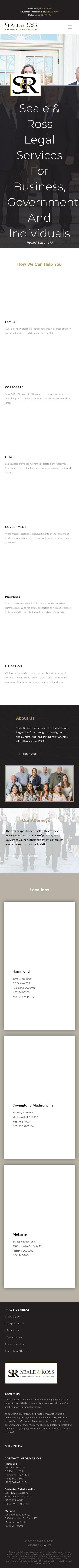 Seale & Ross - Madisonville LA Lawyers