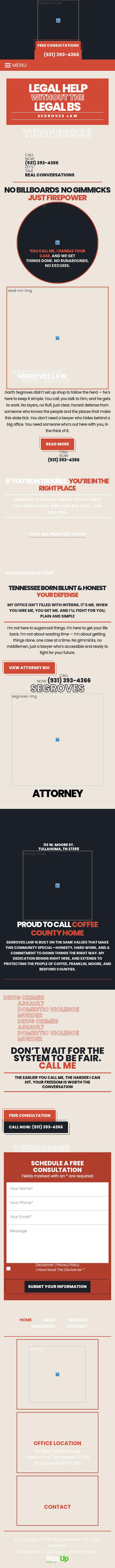 Segroves Law - Tullahoma TN Lawyers