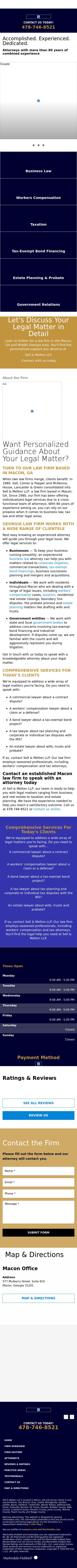 Sell & Melton LLP - Macon GA Lawyers