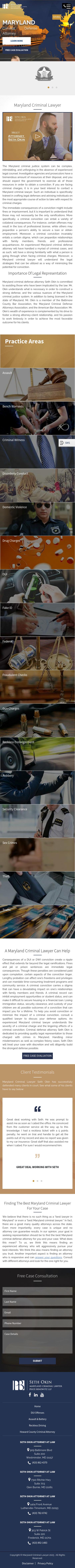 Seth Okin Attorney at Law - Lutherville-Timonium        MD Lawyers