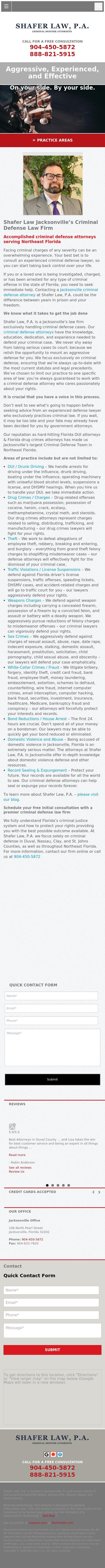 Shafer, Robert & Associates - Jacksonville FL Lawyers