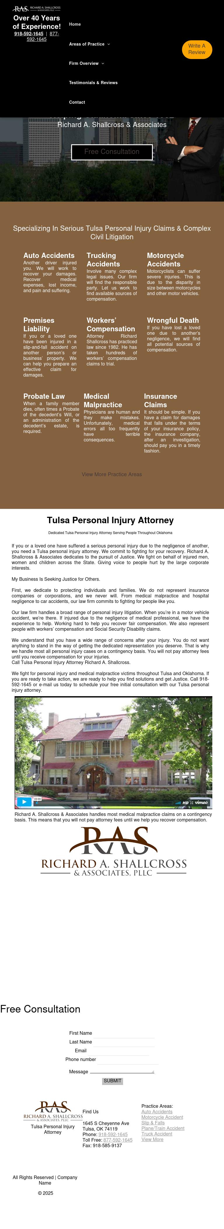 Shallcross Law Firm - Tulsa OK Lawyers