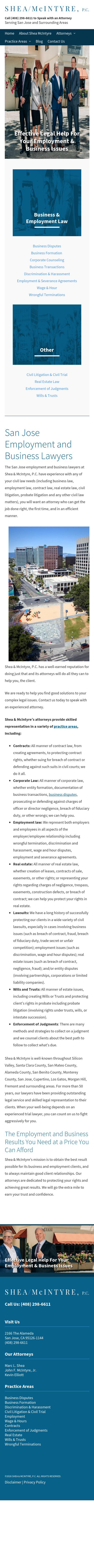 Shea & McIntyre, PC - San Jose CA Lawyers