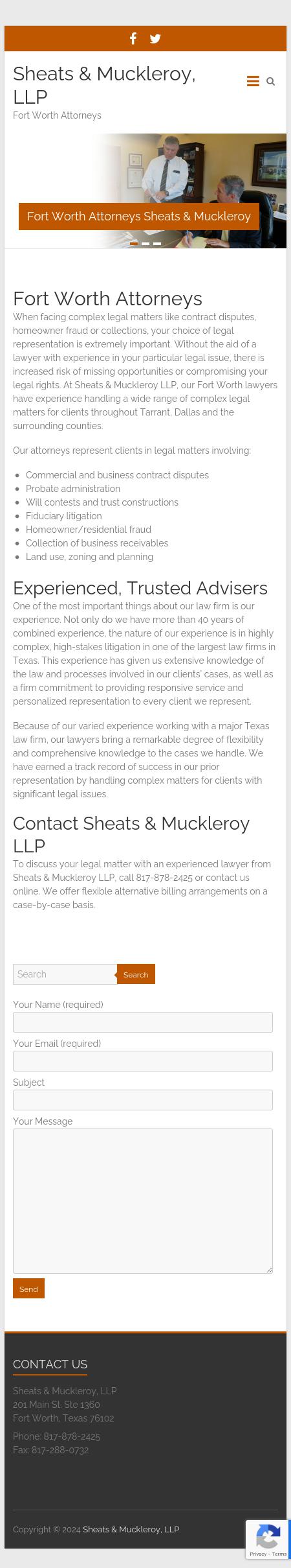 Sheats & Muckleroy LLP - Fort Worth TX Lawyers