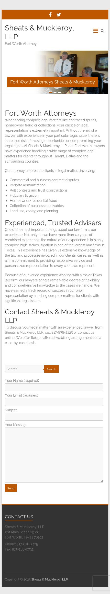 Sheats & Muckleroy LLP - Fort Worth TX Lawyers