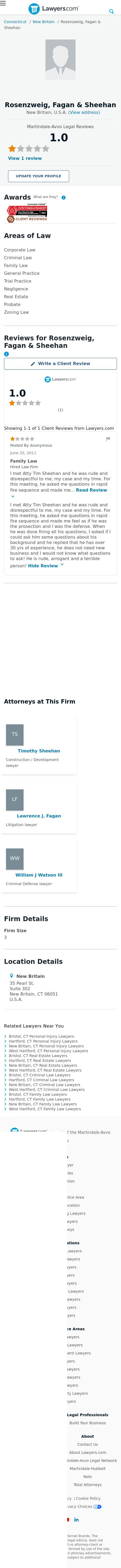 Sheehanwatson & Maluszewski - Hartford CT Lawyers