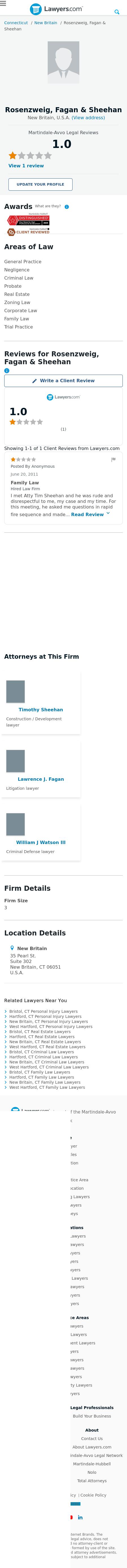 Sheehanwatson & Maluszewski - Hartford CT Lawyers