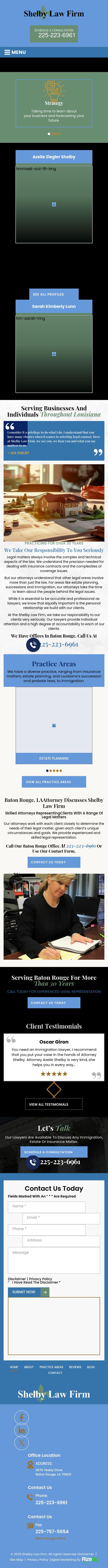 Shelby Law Firm - Baton Rouge LA Lawyers