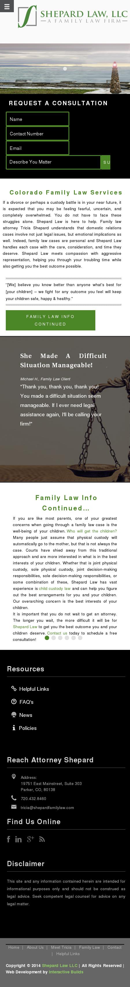 Shepard Law, LLC - Parker CO Lawyers