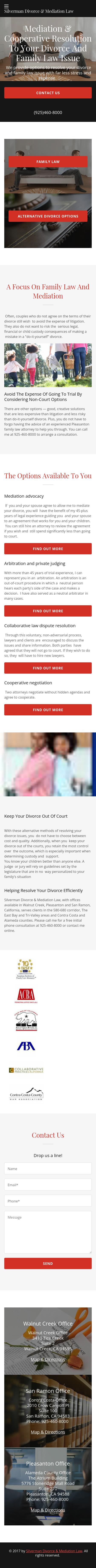 Silverman Divorce & Mediation Law - Pleasanton CA Lawyers
