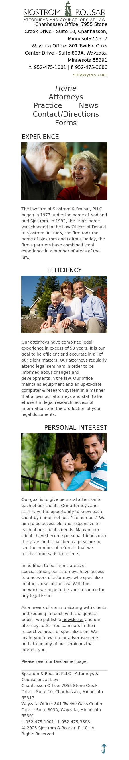 Sjostrom Lofthus & Rousar PLLP - Wayzata MN Lawyers