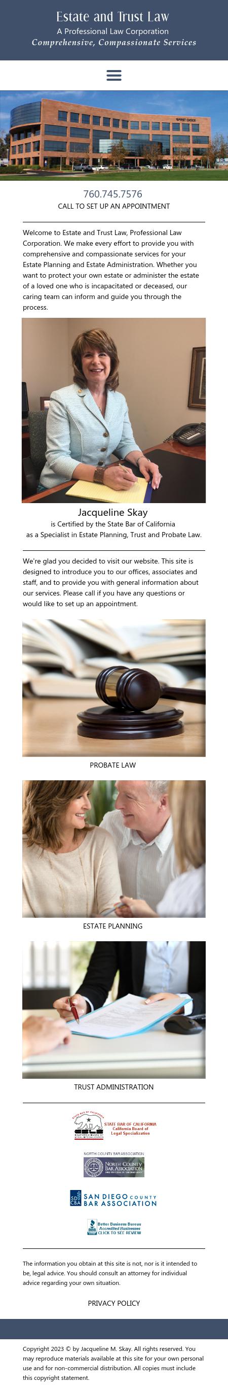 Skay Jacqueline M Attorney At Law - Carlsbad CA Lawyers