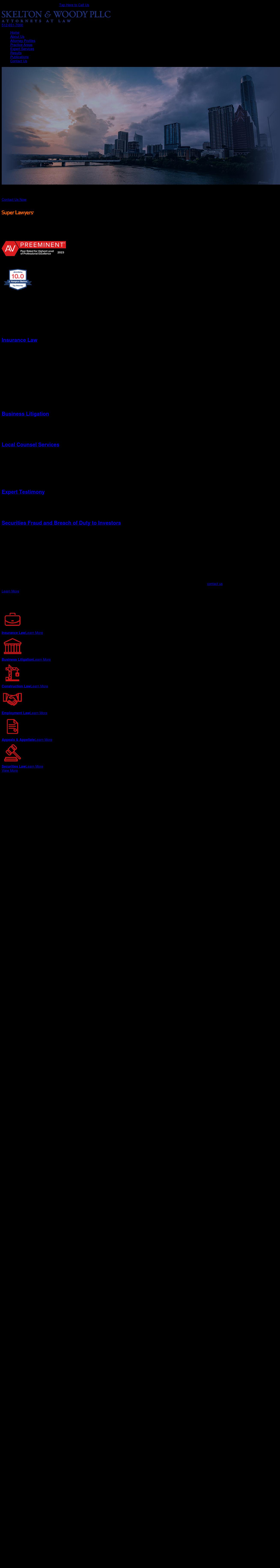 Skelton & Woody - Austin TX Lawyers