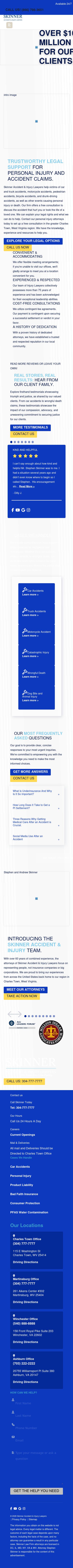 Skinner Accident & Injury Lawyers - Charles Town WV Lawyers