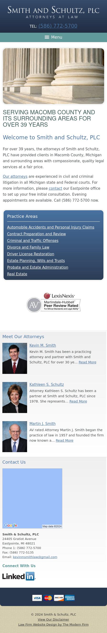 Smith and Schultz PLC - Eastpointe MI Lawyers