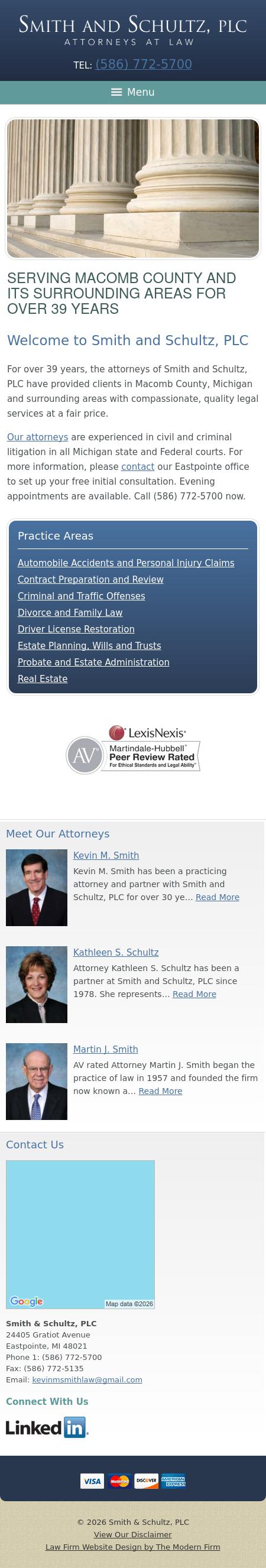 Smith and Schultz PLC - Eastpointe MI Lawyers