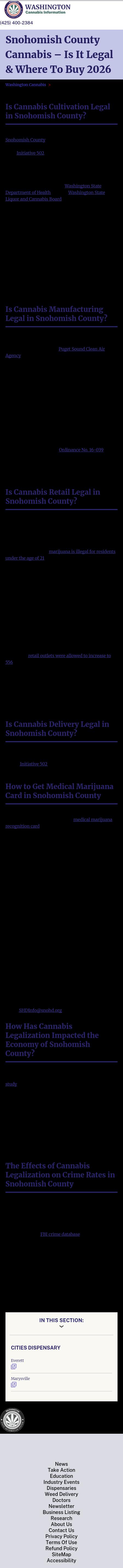 Snohomish County Cannabis - Bothell WA Lawyers