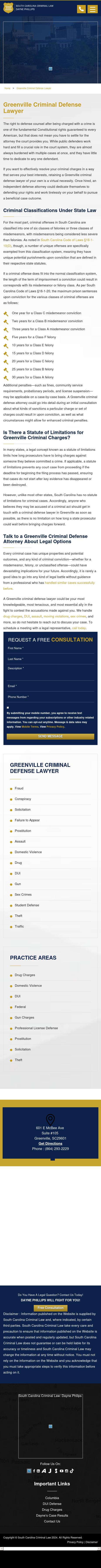  South Carolina Criminal Practice of Price Benowitz - Greenville, SC  SC Lawyers